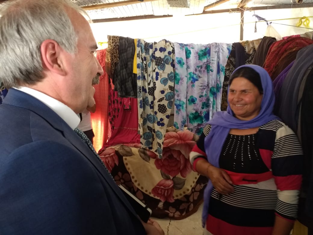GermanyInKRI's tweet photo. StS Gorholt from Brandenburg meets representatives of #yesidi community, @Kurdistan ,@UNHCRIraq ,@IOMIraq, different #NGOs and @UniDuhok #German State of Brandenburg plans to support #yesidis in #KRI, #Sinjar and #Germany https://t.co/IVwio9kwAw