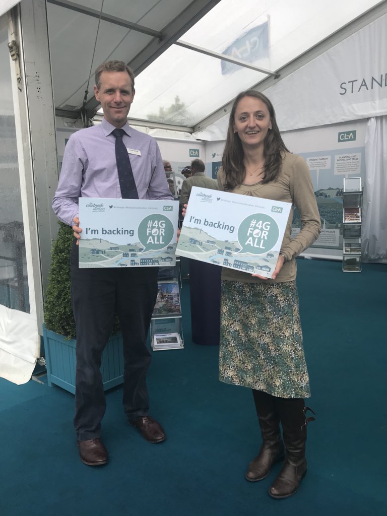 Nicola_A_Quick's tweet photo. @CJ_SouthWest are supporting @CLAsouthwest campaign at the @BathandWest Show #4Gforall #thecountrysidematters #RBW18 https://t.co/sSR59Vmh2C
