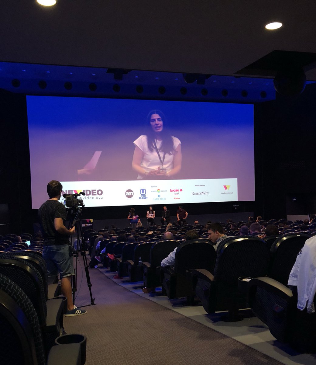 Seguimos con la segunda mesa redonda: El futuro de la distribución de contenido vídeo en digital. Participarán los Video Ninjas <a href="/jordi_sabat/">Jordi Sabat</a> de <a href="/smartycontent/">smartycontent</a>, <a href="/Elena_Neira/">Elena Neira</a> y <a href="/JaumeRV/">Jaume Ripoll Vaquer</a> fundador de <a href="/Filmin/">Filmin</a> #NVBarcelona18