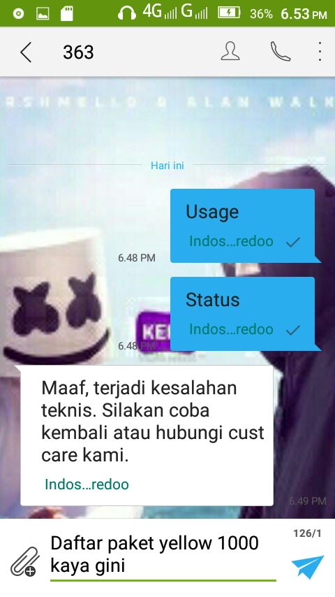 rajasepatuid's tweet photo. @IndosatCare @omlete94 daftar paket yellow 1rb tragis banget sih indosat kuota gak masuk pulsa terpotong 1rb pula gimana ini kejelasannya atau masih mau alasan gimana lagi saya udah gak nyaman pake indosat https://t.co/7Zi4FafJ9f