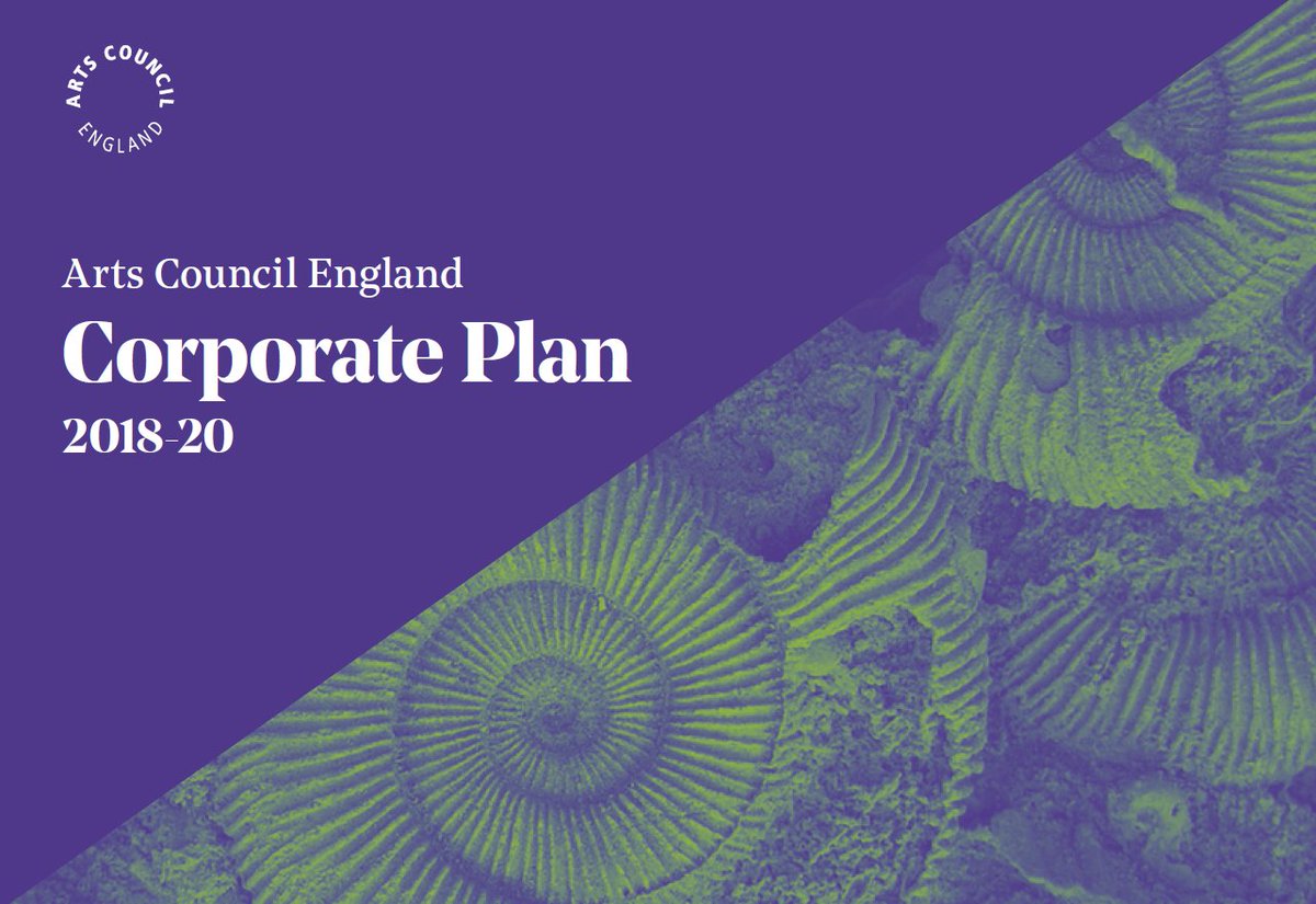 We've just published our Corporate Plan for 2018-20, setting out how we'll achieve our mission of great art and culture for everyone. Take a look: buff.ly/2LKVGSl