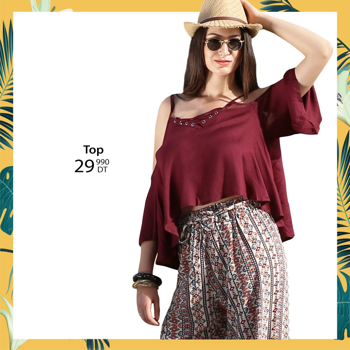 HA_HAMADIABID's tweet photo. Belle allure garantie avec ce #Top ๐
Disponible dans tous les magasins HA ainsi que sur le site ๐ https://t.co/KA30OA4h1C
#HAcollection #newco #HAstyle #HAfashion #ss18 #HA https://t.co/2qwMAK9reF