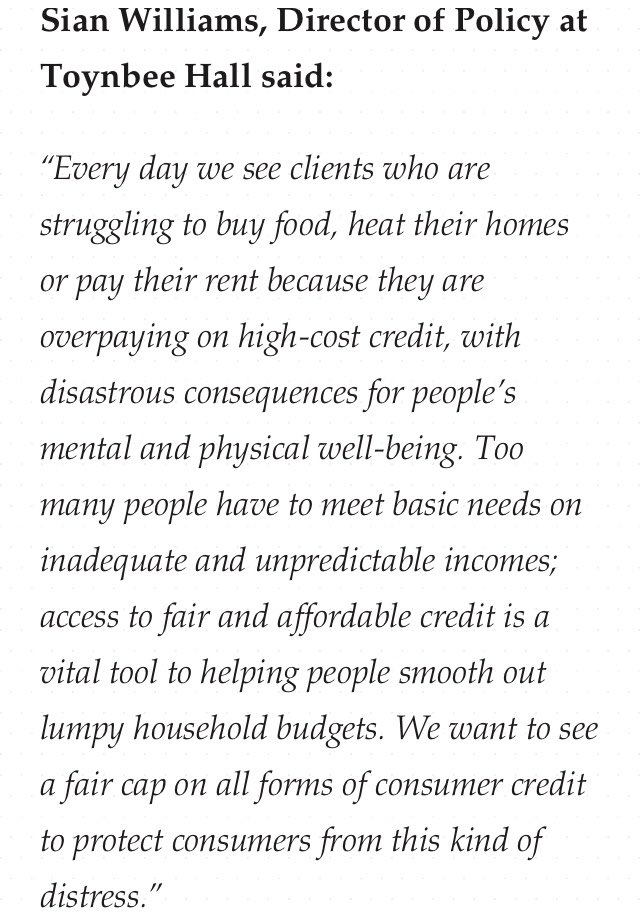 CarlPackman's tweet photo. “We want to see a fair cap on all forms of consumer credit to protect consumers from this kind of distress.” (@SianWilliams41) https://t.co/gR4UDdkGcw https://t.co/yLKszBnLfK