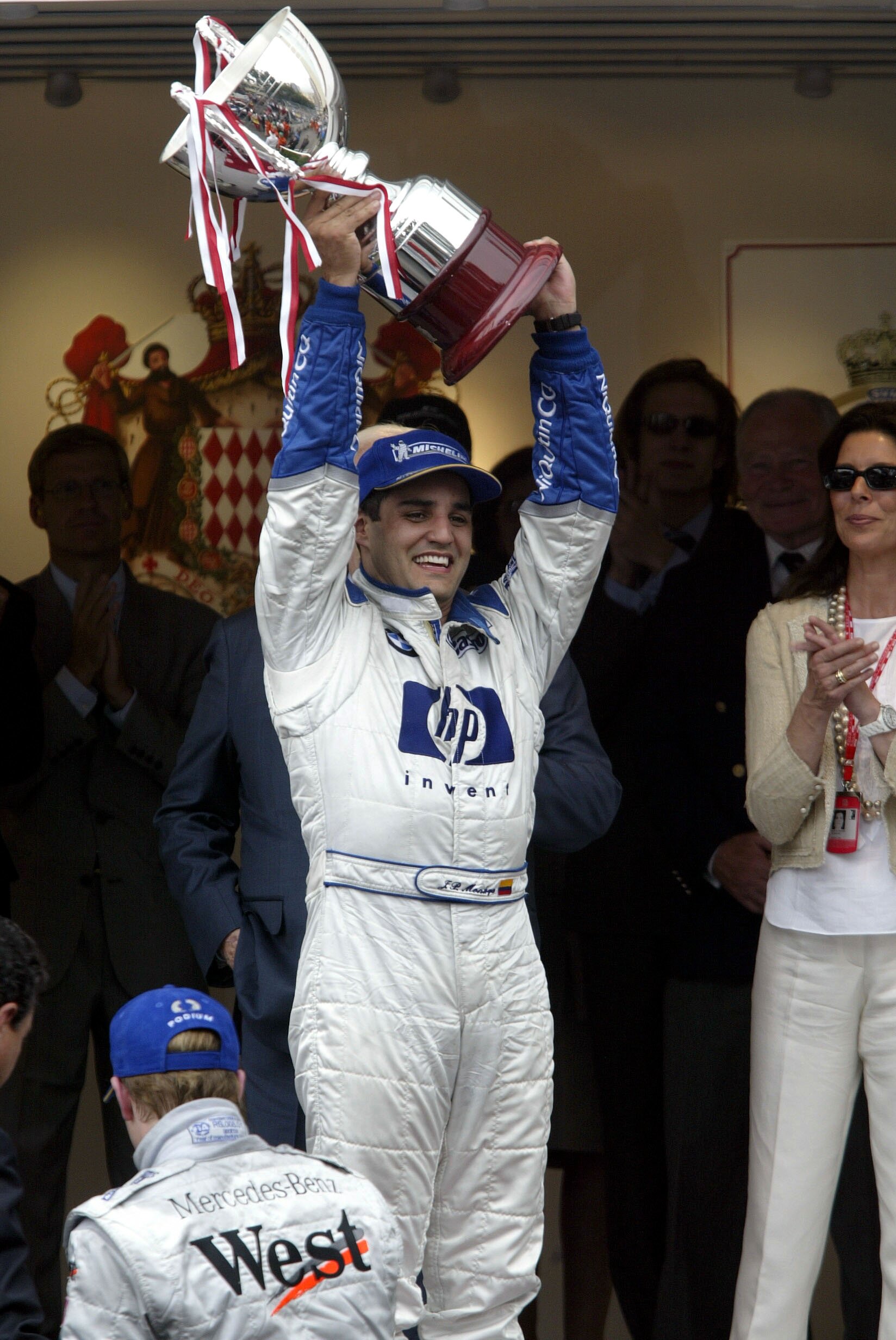 The trophy won at the 2003 Monaco Grand Prix by Juan Pablo…