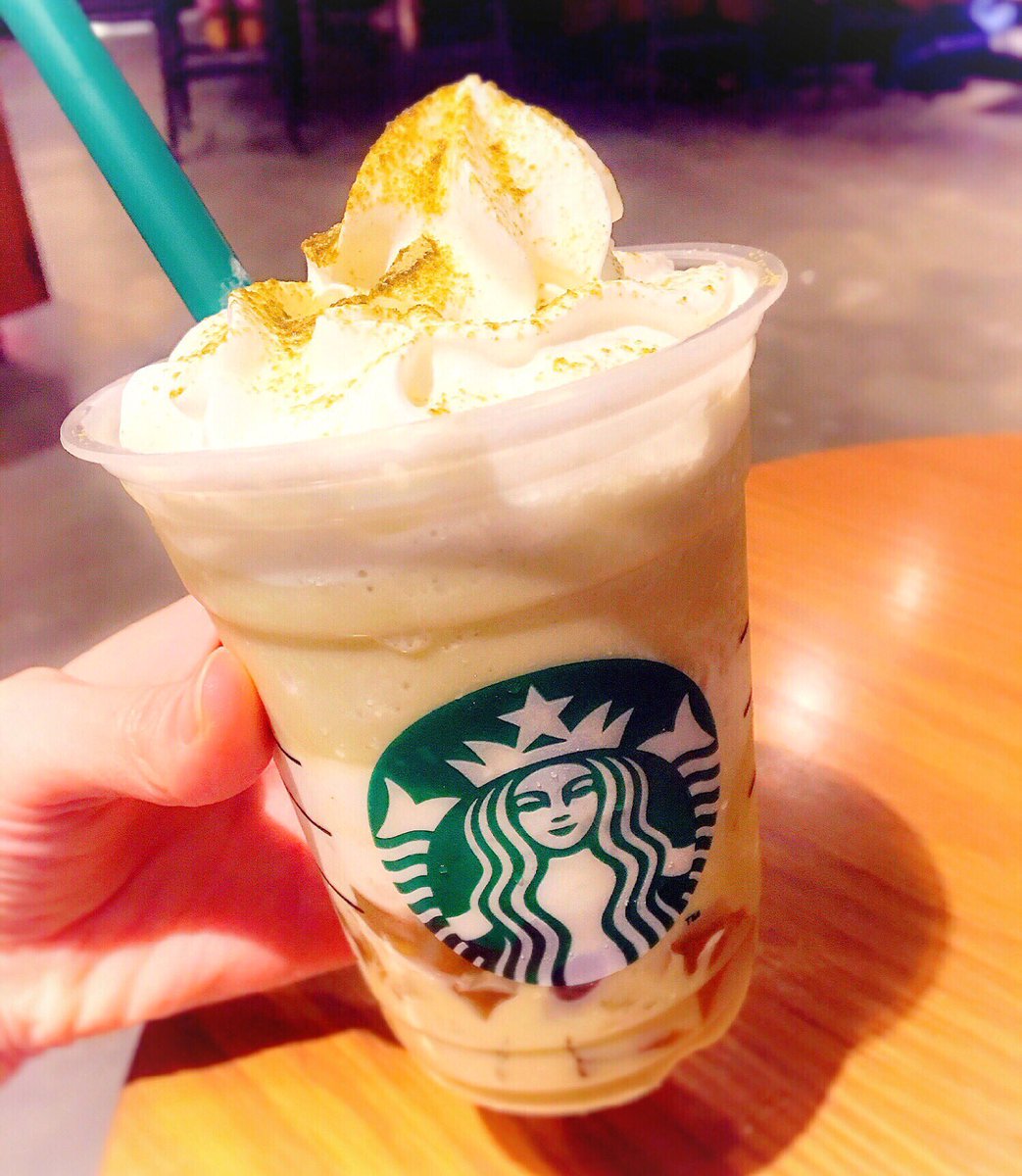 染谷茉依 V Twitter スタバの加賀棒ほうじ茶フラペチーノ 実はもう昨日飲んでしまった ほうじ茶の香りがいい香り ほうじ茶パウダーと棒ほうじ茶ゼリーとホワイトチョコクリーム 大きいけどさっぱりでオススメ スタバ スターバックス 加賀棒ほうじ茶