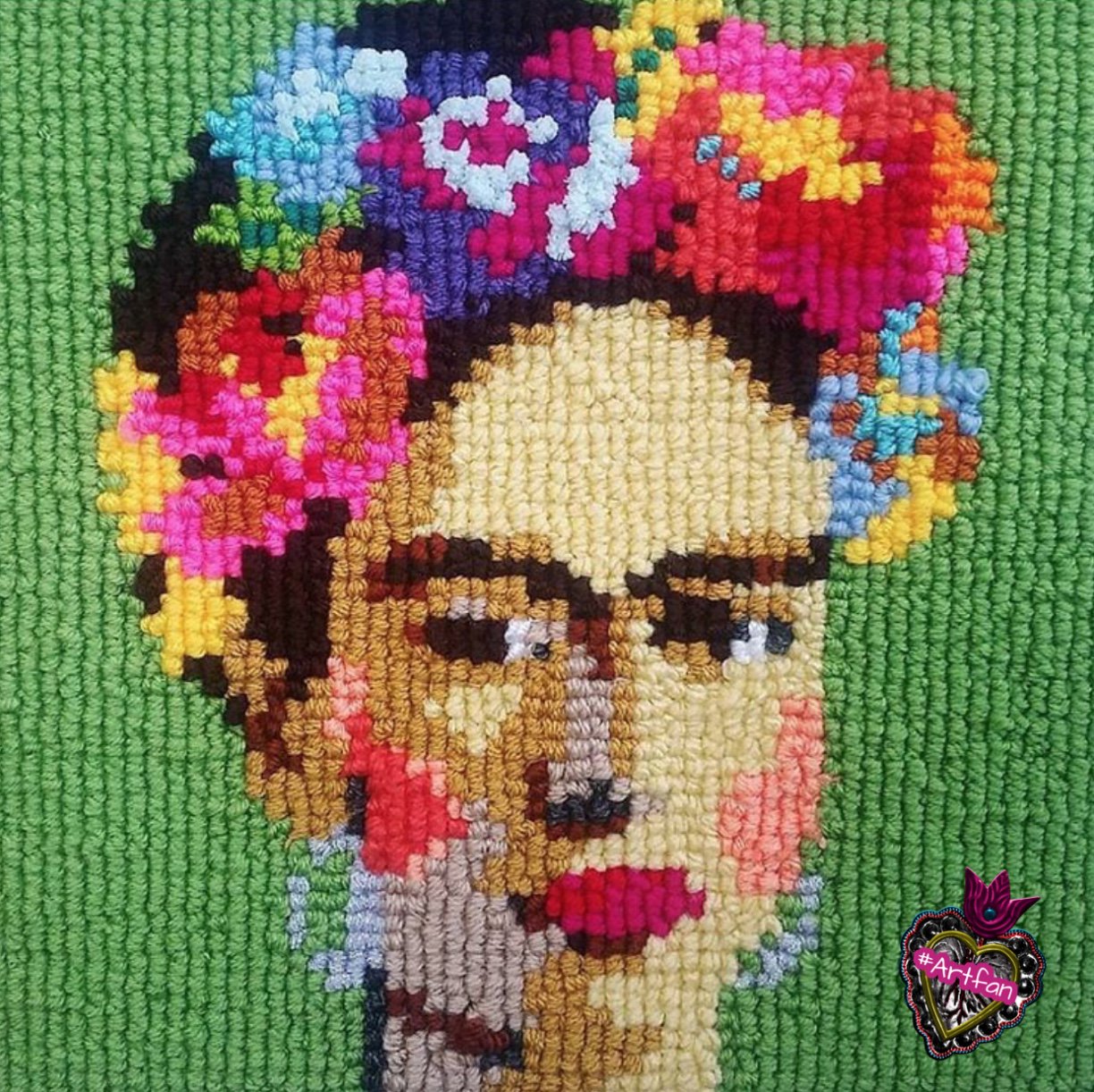 Twitter 上的 Frida Kahlo："Desde Nueva Zelanda nos llega este increíble #ArtFan que hizo Alia. ¡Diferente y único! ¡Gracias tanto a nuestra querida #Fridu! https://t.co/faHZ5oeHd7" / Twitter