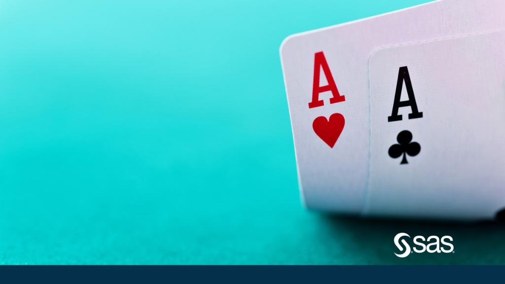 SASsoftware's tweet image. That moment when you get a pair of aces...find that feeling again by pairing your analytics environment with #SASGrid and #SASViya. #SASWebinar
2.sas.com/6013D9SaD