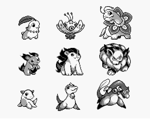 Tahk0 Pa Twitter These Are The Original Prototype Gold Silver Starter Pokemon And Most Of Them Look Insanely Different Totodile S Original Line May Have Gone On To Inspire What Is Now Popplio