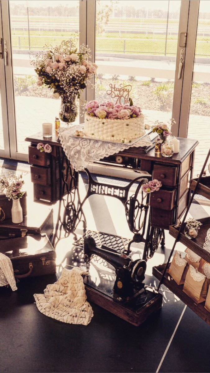 PropGarage's tweet image. VINTAGE ELEGANCE

Featuring props by Prop Garage:
• Vintage Singer sewing machine table.
• Vintage Singer sewing machine.
• Vintage Suitcases.
• Rustic two-tier display stand.
• Rustic three-tier display stand.

Setup &amp;amp;Styling by hubby Will and the gorgeous host, Melissa!