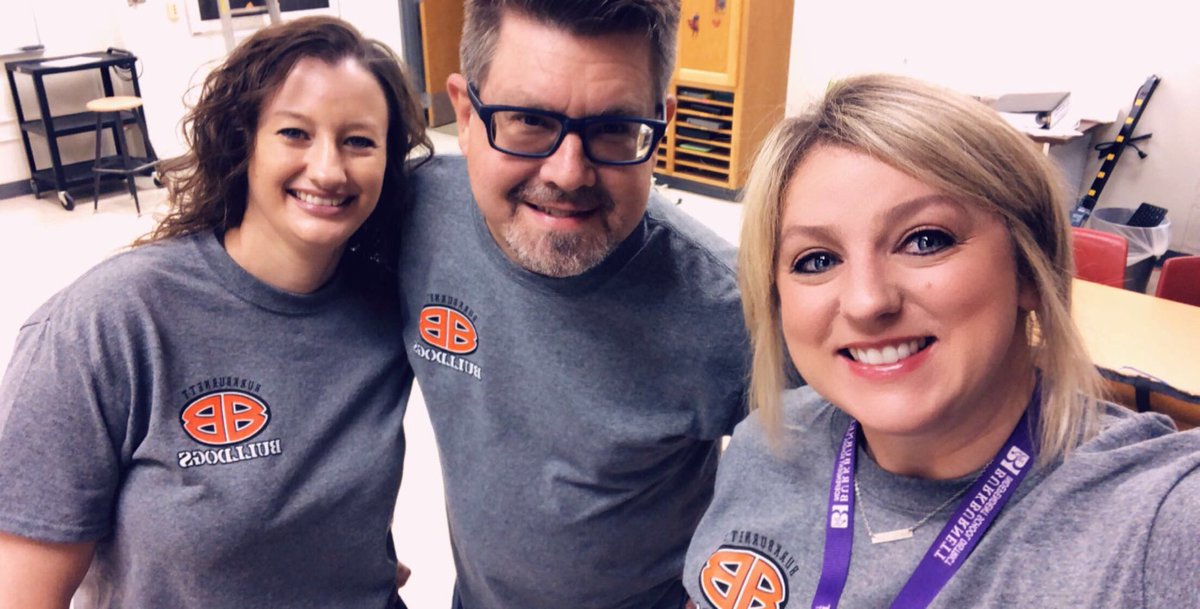 b3ckyth3t3chy's tweet image. @bradavens @TechChickJuli Bulldogs for the win! #techtrio #triplets #bisdtechdept