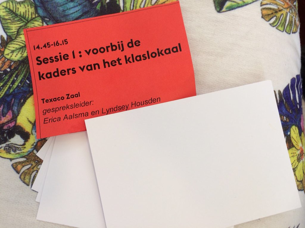 mapcusters's tweet image. In sessie van @EricaAalsma in Villa Jongerius. Straks ontwerpers aan het woord over hybride leeromgevingen zoals #fontyssociallabs