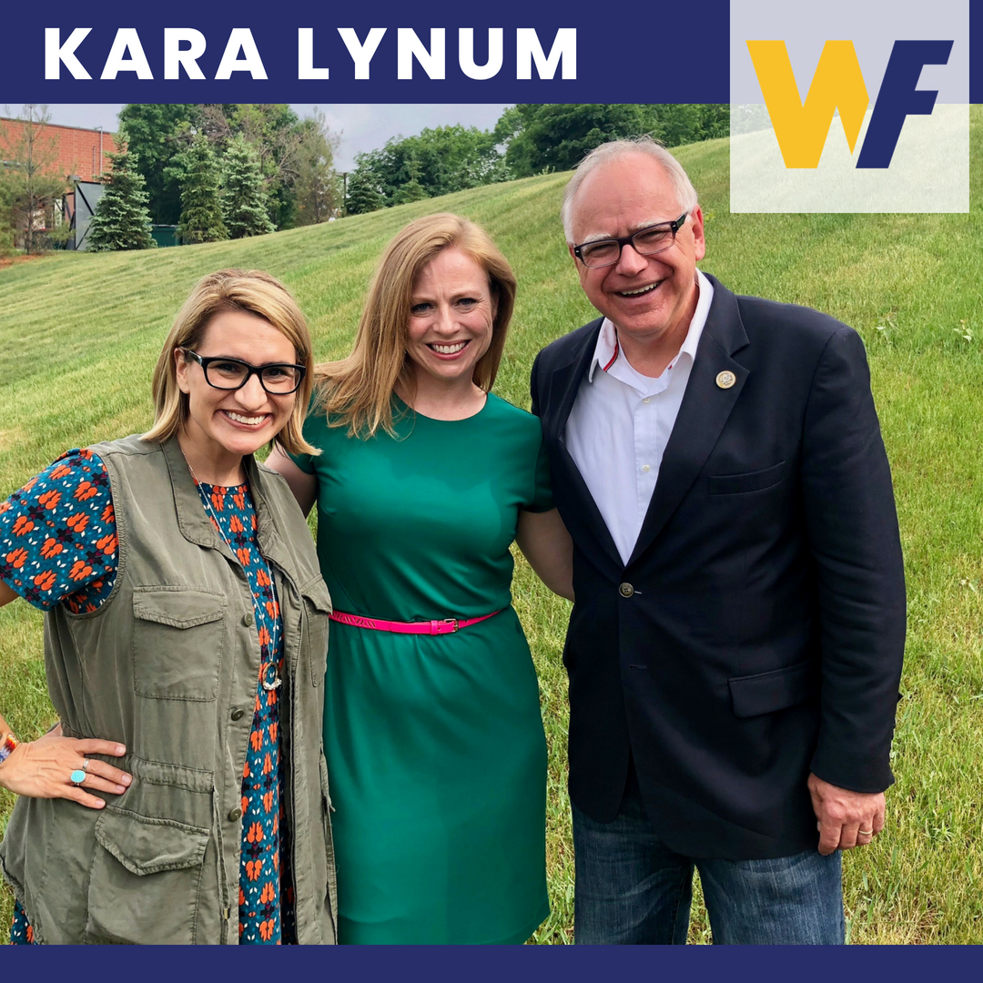 Tim_Walz's tweet photo. We're honored to have @karalynum's support- together we'll work to make MN welcoming and safe for everyone, regardless of their immigration status. #uniteMN https://t.co/3yhUObY839