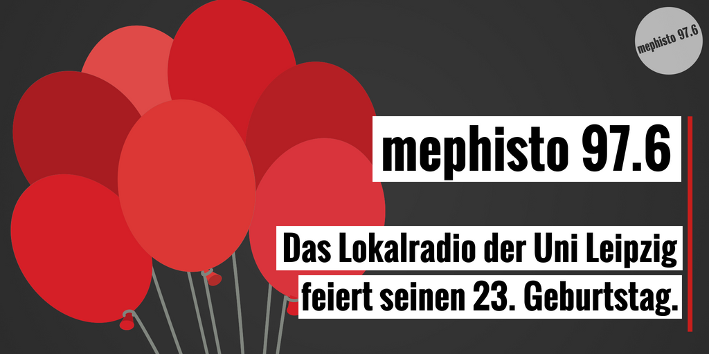 mephisto976's tweet photo. Heute vor 23 Jahren startete mit #mephisto976 das erste lizensierte Hochschulradio in #Deutschland. Zu empfangen in #Leipzig auf UKW 97,6 und auf #DAB
@UniLeipzig https://t.co/ox7TKx0rBJ