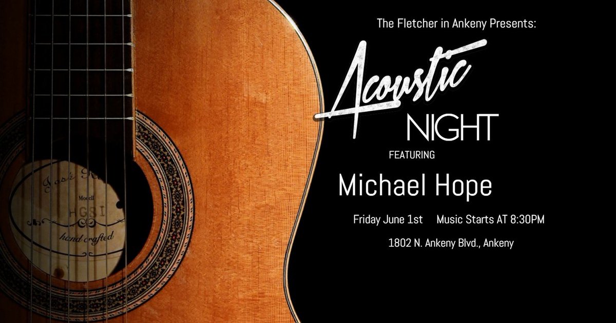 MichaelHopedsm's tweet photo. Taking my tunes on the road to Ankeny tomorrow night! Always a fun time at THIS place. Great food and drinks...come early, stay late! Music starts at 8:30pm. https://t.co/QmypEl409Z
