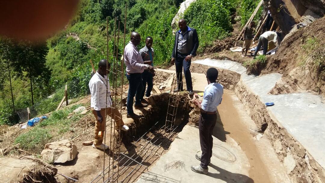 Today the  team from WSDF_SW inspected the progress of the ongoing construction works of #Karenganyambi water source rehabilitation in Kisoro district #MWEWORKS #Accesstosafewater #GOUWORKS <a href="/min_waterUg/">MINISTRY OF WATER AND ENVIRONMENT 🇺🇬</a> <a href="/DominicKavutse/">Dominic Kavutse</a> <a href="/alfayole/">Alfred Okot Okidi</a> <a href="/Parliament_Ug/">Parliament of Uganda</a> <a href="/UgandaMediaCent/">Uganda Media Centre</a>