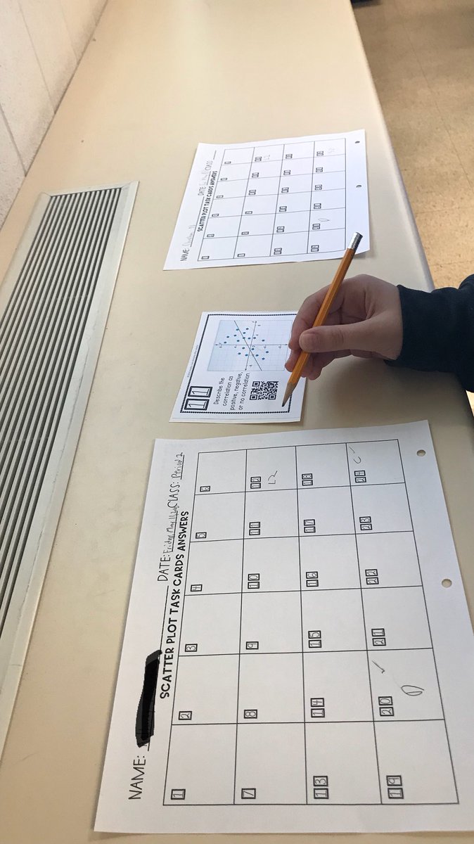 Ms_Carino_'s tweet image. Creating interactive Mathematics lessons using QR codes to review linear relations. 👍🏼🤳📲 @FrBressaniCHS #mathematics #grade9math