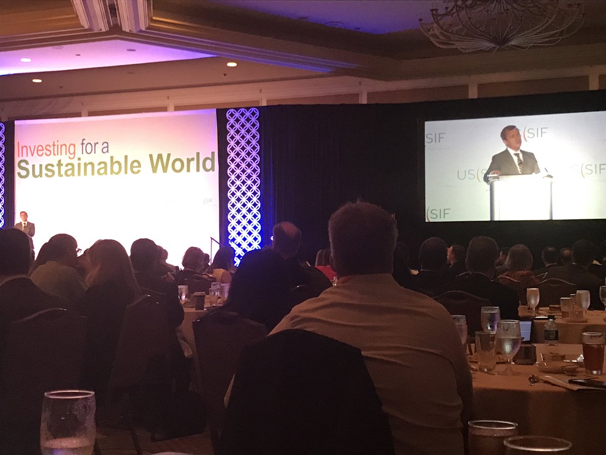 fmici's tweet photo. .@SEC_News Commissioner Robert Jackson stresses the importance of asking investors what they need. @SEC_News needs to do more on transparency and disclosure to support the fight against #climate change #ussif #USSIF18 https://t.co/sW0lfiFQe8