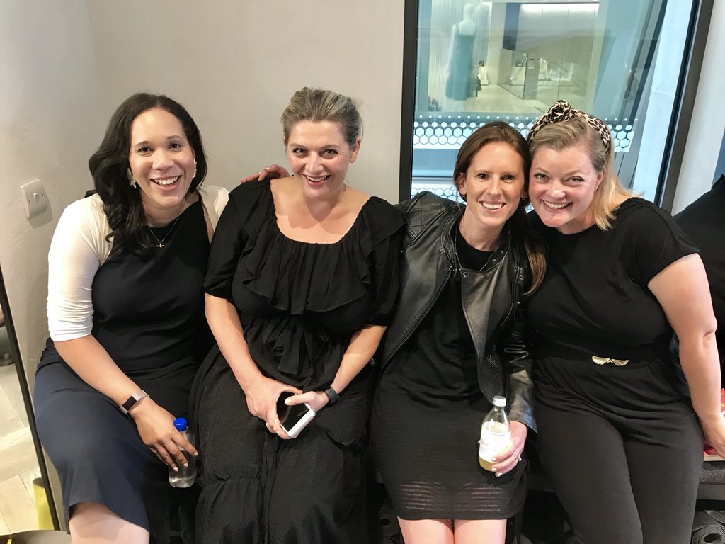 PublicityBooks's tweet image. Backstage @lululemonUK for our publication day event with @bryony_gordon &amp;amp; @hemmo @Nelle_Andrew. Yay! #eatdrinkrun