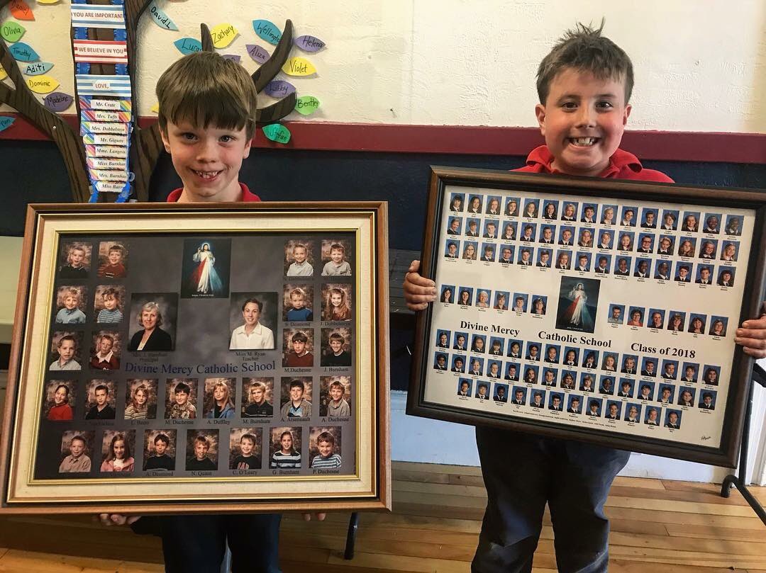 dmcssaintjohn's tweet photo. When the school composite arrives and you get all nostalgic...

In 2003, DMCS opened its doors for the first time ever to 27 students and two teachers. 15 years later, we are bursting at the seams with 95 students, waitlists and expansions! #grateful #dmcssj https://t.co/eX4fz8erUJ