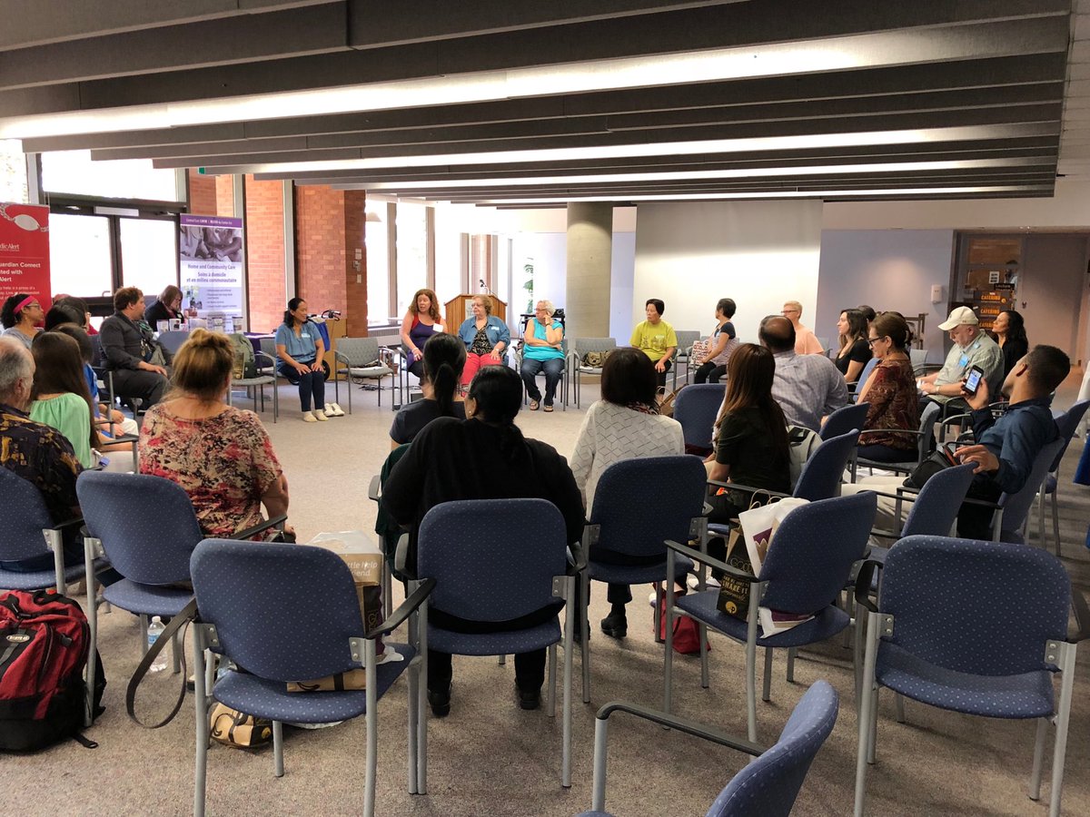 ShridD's tweet photo. Mindfulness session ongoing at the Caregiver Education Forum at @SRHHospital along with @AlzToronto. An @ENRICHES_TO Initiative https://t.co/LFzidJVRQU