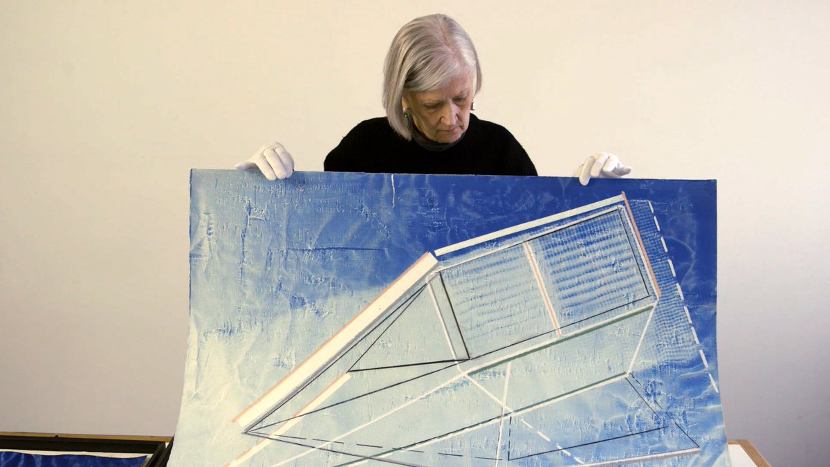 altaeditionsart's tweet photo. As a sponsor of @art21's "Extended Play" film series, we are pleased to share with you this week's episode featuring #barbarakasten.  Kasten shares about her earlier work with cyanotype and how beauty can sometimes be the problem in artmaking   https://t.co/N4H9SKFob3 https://t.co/njkCZ40Qyr