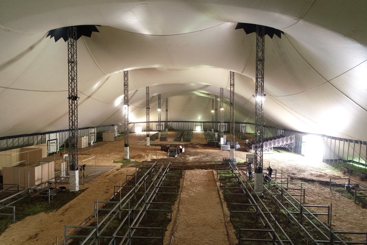 Les photos du jour, prises avant l'orage (crédit LS/TeF2018). #tef #agriculture