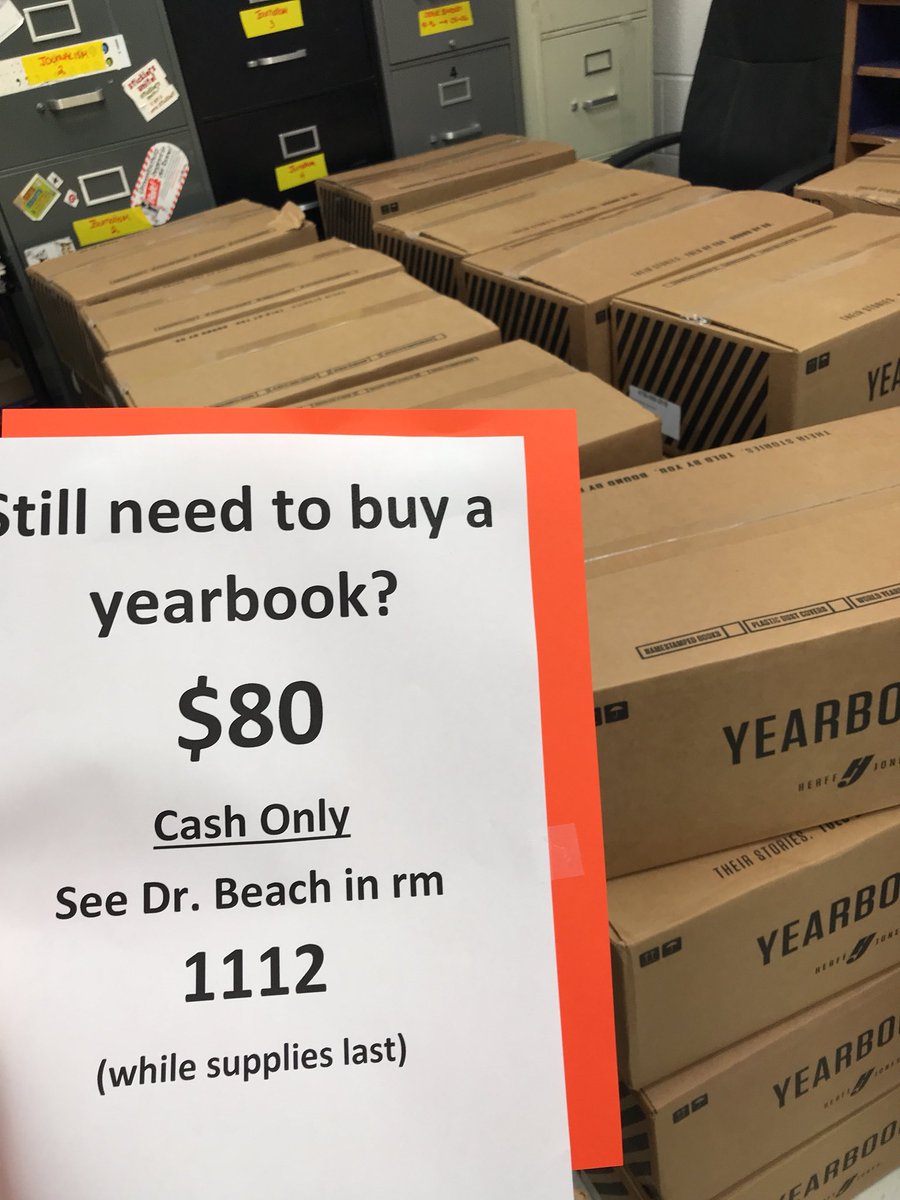 YearbookWS's tweet photo. yearbooks are FINALLY here... but only SENIORS can pick them up after school today. tomorrow morning &amp; after school for seniors only again, BUT underclassmen can monday &amp; tuesday before &amp; after school! https://t.co/uIYvbo3UQ7