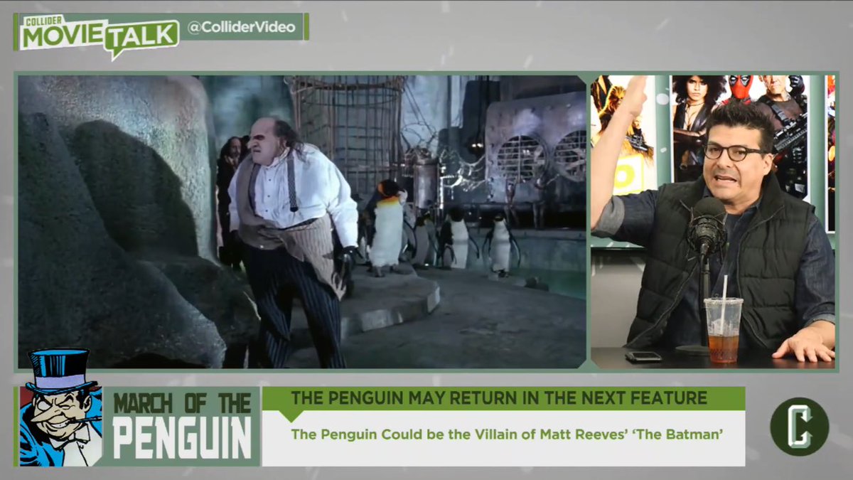 SteveCalderon85's tweet photo. The #Batman: Should #ThePenguin Be the Main Villain? - On today’s #ColliderMovieTalk, @markellislive, @PNemiroff and @TheRochaSays discuss #Batman, #SylvesterStallone/#JackJohnson, #BlakeGriffin/#RyanKalil, #CreepyCrawlers #RalphBreaksTheInternet and more.
https://t.co/zBNK3mrCIm https://t.co/TvVPRrmSbS