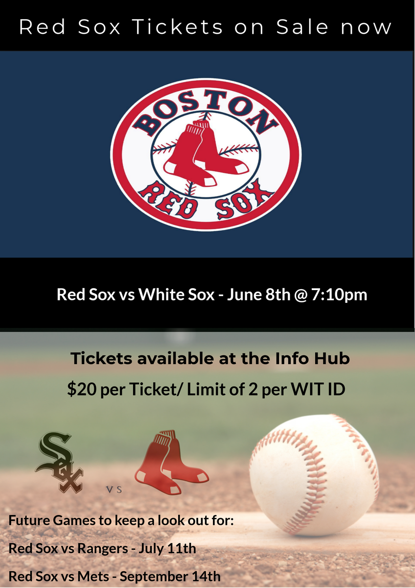 WITInfoHub's tweet photo. Only a few tickets left for the Sox game on June 8th! https://t.co/cnIsS9Qx5y