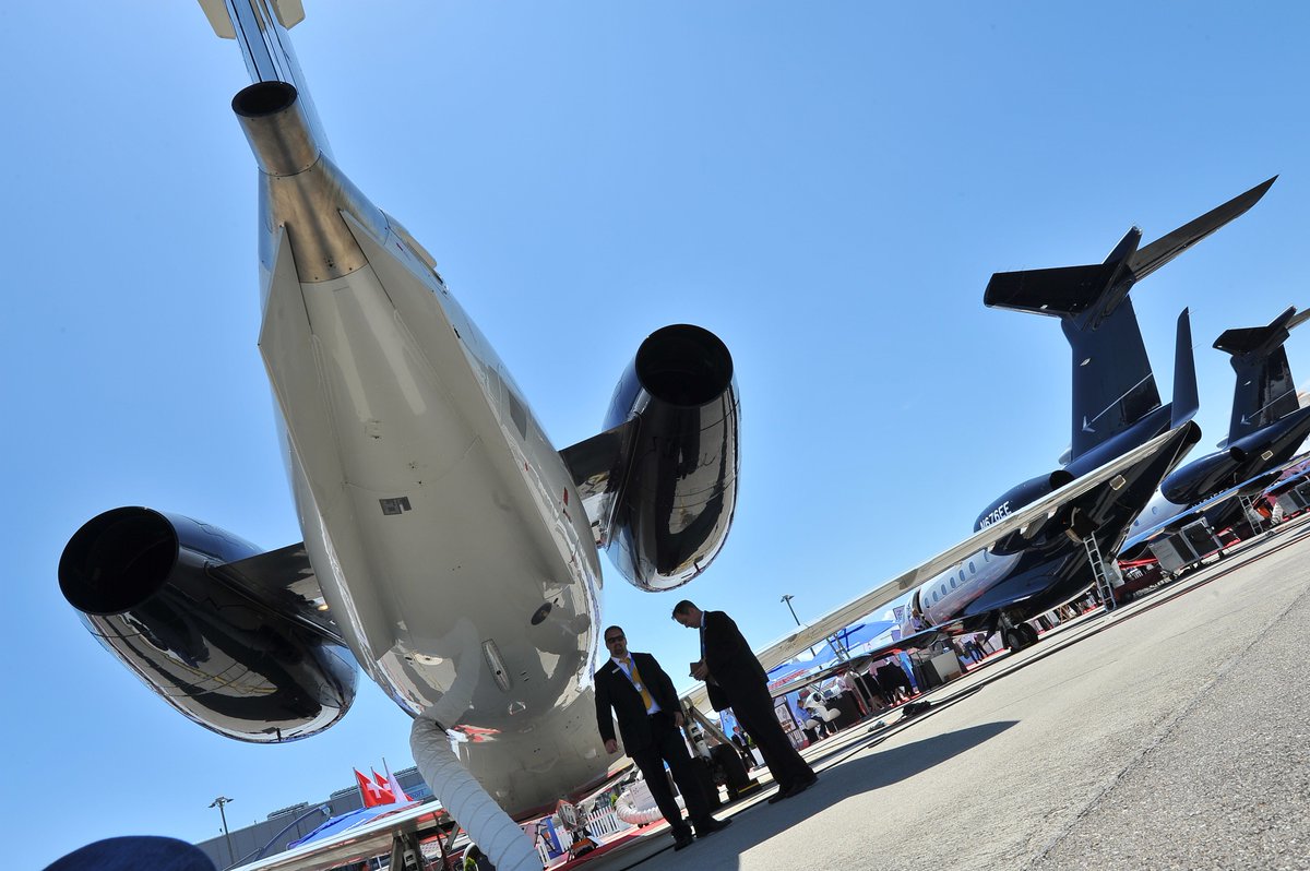 embraer's tweet image. We had a great showing at #EBACE18 and the #Phenom300E, #Legacy450 and #Legacy500 made quite an impression. See our Facebook page for more highlights from the show. #EmbraerStories