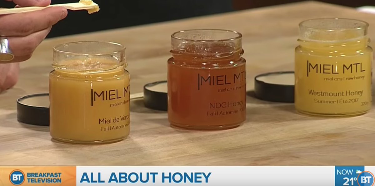 Honey from all across Montreal youtu.be/QgkSvrPIkdo https://t.co/chRFLNJnC4