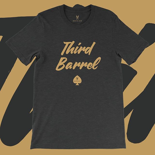 MaxAceApparel's tweet photo. Miss your draw completely by the river? Sometimes you just have to fire that third barrel!

Does your life revolve around poker? We speak your language! What's your fave poker slang?

#maxandace #pokerslang #thirdbarrel #thirdbarrelcollection https://t.co/5iRazHlRC2 https://t.co/7kZNUvdg5g