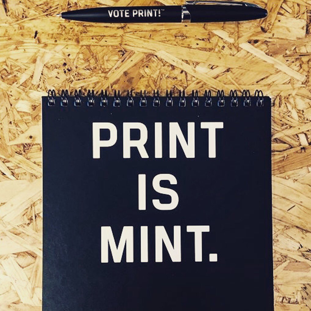 NPSgateshead's tweet photo. It certainly is 🙌🏼 #PRINTISMINT #VOTEPRINT https://t.co/AZWQpa0htN