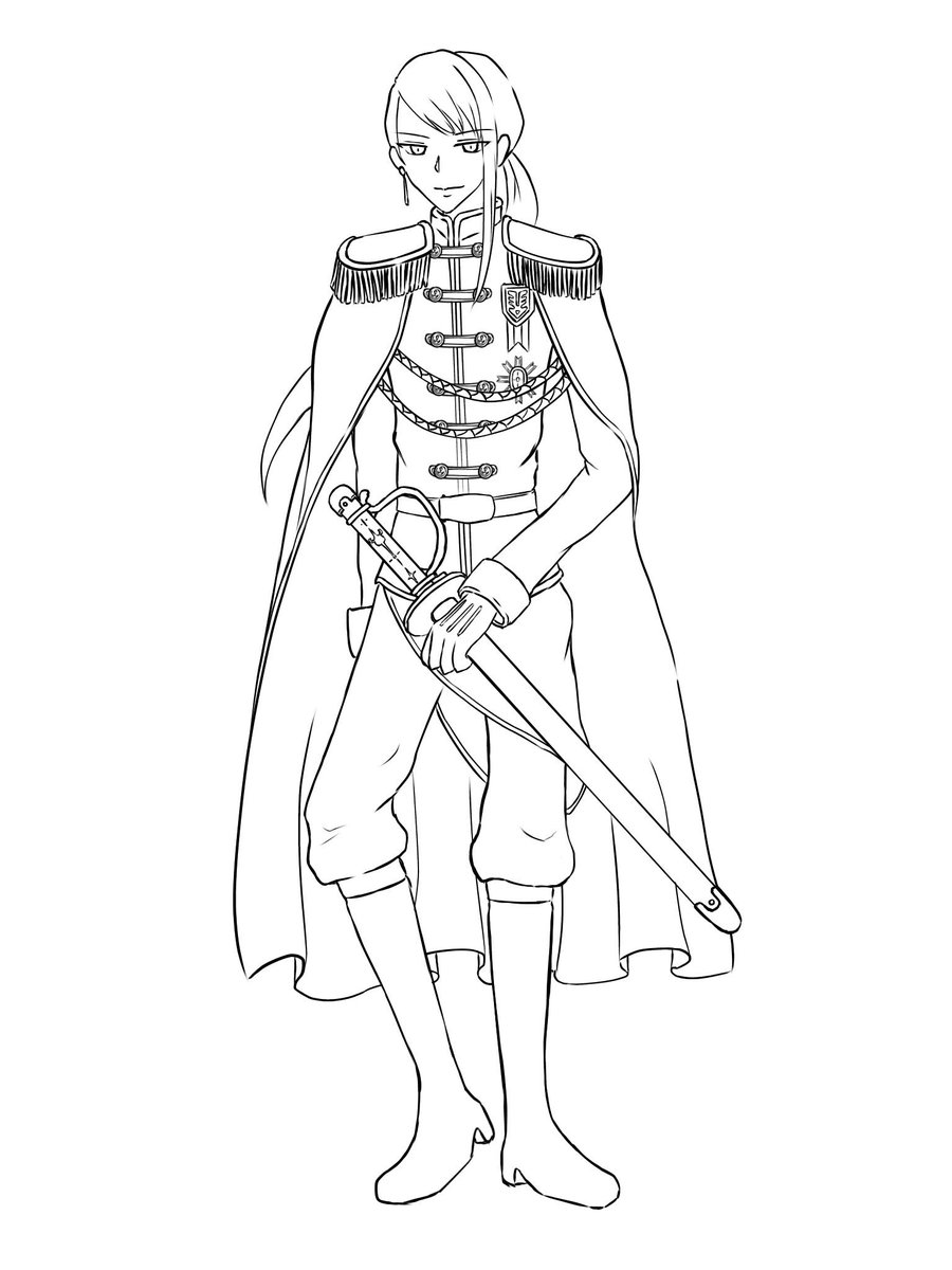 アルパ閣下 イラストバトンリレー イラスト 人魚姫の王子様 下 絵 シミさん 線画 色塗 外交官 シミさんの 王子様ラフがイケメン過ぎて線画楽しかったですー W 厚塗り以外の塗り方はキンチョーしたーーー 3 ヽ サインのところの英語あっ