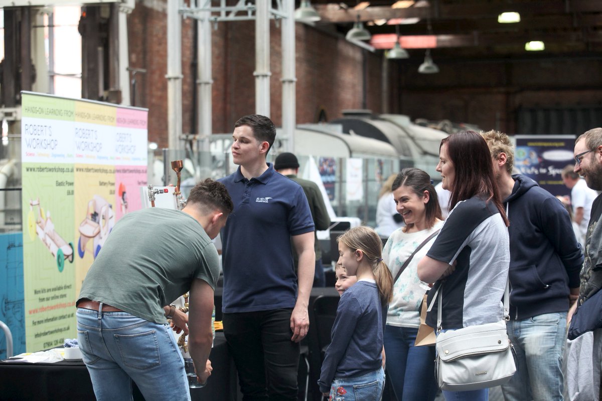 As promised here is a snap of <a href="/Engineering_SES/">SES Engineering Services Ltd</a> , <a href="/hoarelea/">Hoare Lea</a> and <a href="/CIBSE_NW/">CIBSENW</a> taking part at #MakeFest at @msimanchester last weekend. Great to see so many people, of all ages, enjoying #STEM activities