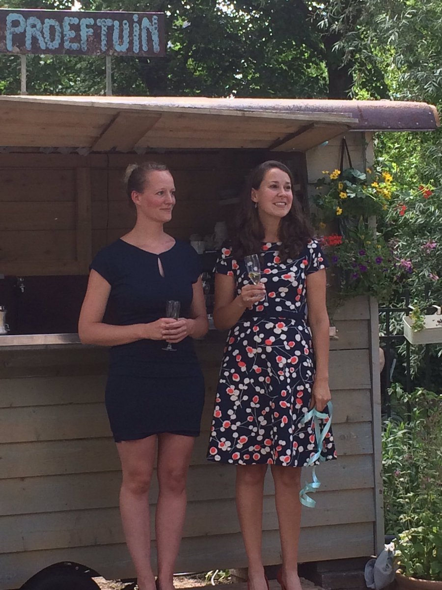 Na 6 weken gesprekken en werken staan ze er dan toch #proeftuin @ food for Good