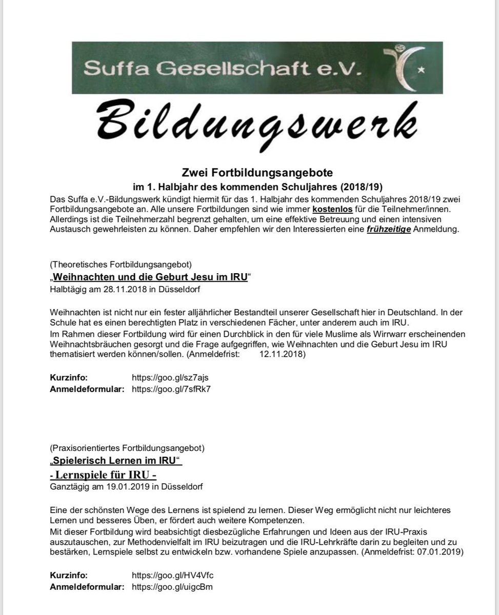 VML_ev's tweet photo. #Fortbildung #IslamischerReligionsunterricht #Schule #Religion https://t.co/cGWfeoyAi1