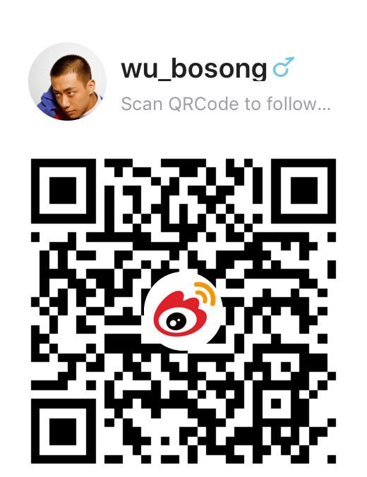 wu_bosong's tweet photo. HEY GUYS!! Fyi meron na po akong weibo acc!! please follow me and it is deeply appreciated!! thank you guys! iโll leave my QR Code here!! or you can search โwu_bosongโ THANK YOUUU!!! :)))
#ALSBBreakUp https://t.co/81ciAR4cJV