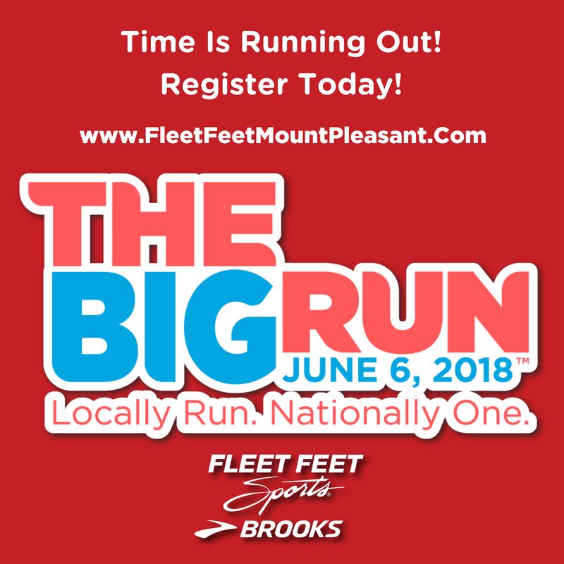 Less than 100 spots left! Global Running Day 5k at Riverfront Park - N Chas! Cool swag/Food Trucks/Yoga Cool Down/Great Fun/Great Charity! #fleetfeetmtp #TheBigRun #brooksrunning #nuunhydration #o2fitness #luceymortgage #completehvacresidentialservices #wholefoodsmarket #eccochas