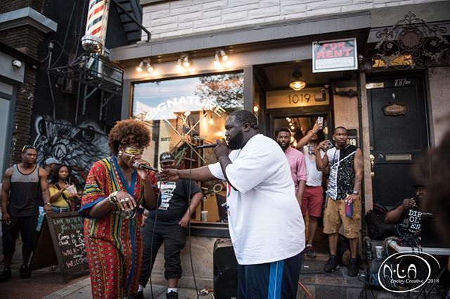 EnelayCreative's tweet photo. #tbt - Pictures from the @dcfunkparade Freestyle Rap Cyper held outside of @signaturecutsandshaves. Featuring @DiorAshleyBrownMusic. Please tag other artists in the comments if you know who they are!
.
#rapcypher #funkparade #funkpowered #ustreetnw #ustr… https://t.co/RgVLcn03nk https://t.co/8yXGzTFfIn
