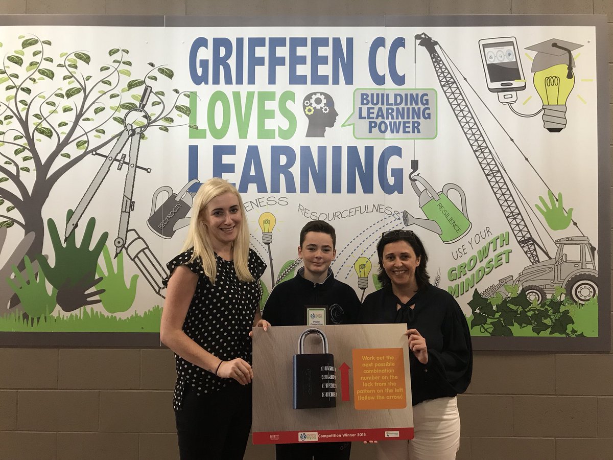 All of us in Griffeen are super proud of our first year student Jack who received his <a href="/Maths_Eyes/">HaveYouGotMathsEyes</a> award from <a href="/RichardbrutonTD/">Richard Bruton</a> yesterday! #MathsEyes #ProudSchool <a href="/mathsweek/">Maths Week Ireland</a> #MakingMathsFun