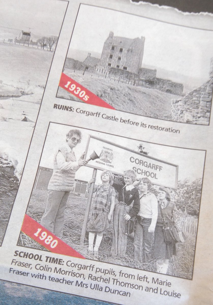 A fantastic trip down memory lane in last night's @EveningExpress as it featured #Corgarff. A few familiar faces in their younger days popped up. #Aberdeenshire #history #TBThursday