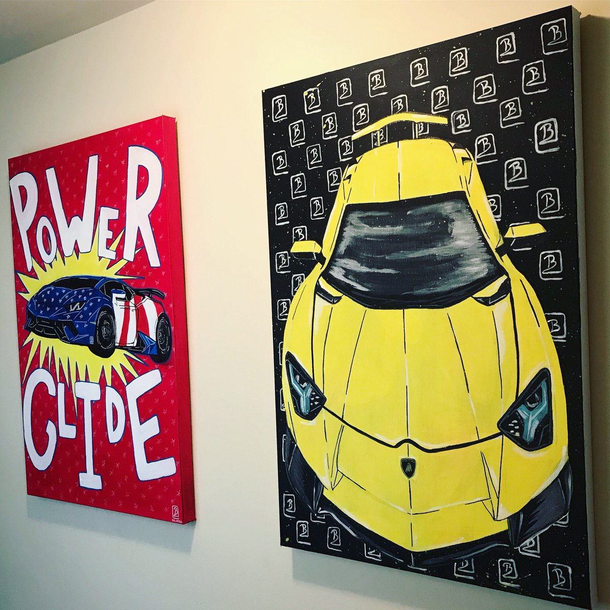 BelardoStrada's tweet photo. The #PowerGlide &amp; #Spacecoupe pieces are finally up for sale! | If your a @RaeSremmurd fan then you need the left one for sure 👌🏼. #belardoart https://t.co/hU2l97Aokd