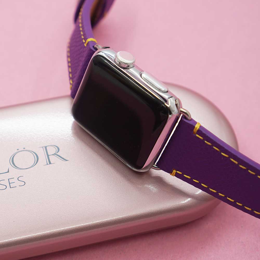Our new Violet Purple Saffiano leather watch band for Apple Watch. Love Purple! 

#kulorcases #instagood #purple #photo #stylish #minimalism #beautiful #style #fashion #gadget #bestoftheday #design #iPhone #shopaholics #shoppingaddict #instastyle #leatherwatchband #applewatchband