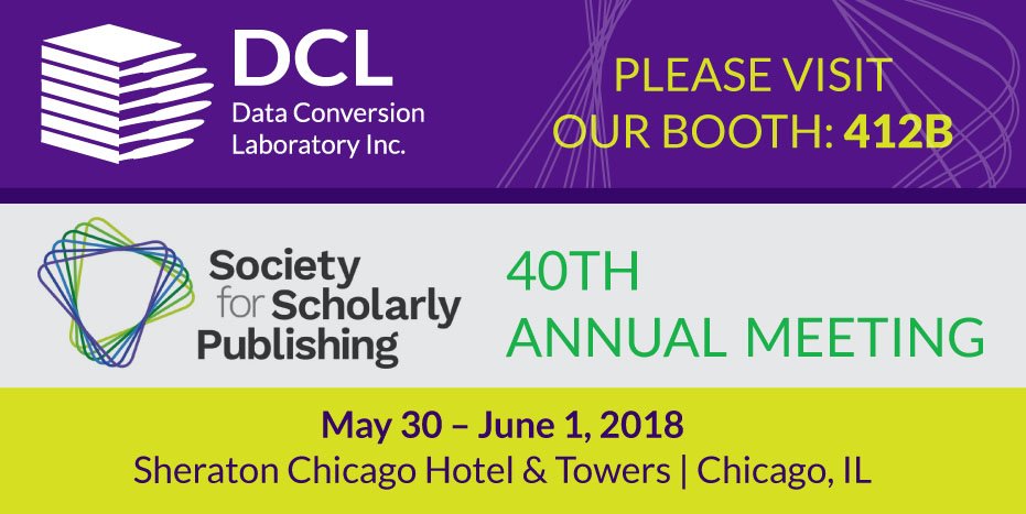 dclaboratory's tweet image. Stop by our Booth and learn more about DCL Discovery Bridge, a hub-based service, which creates and delivers #discovery vendor specific feeds in the format and structure each vendor requires to integrate into their platform automatically. ow.ly/eXyt30kgLQu #SSPat40 #SSP2018