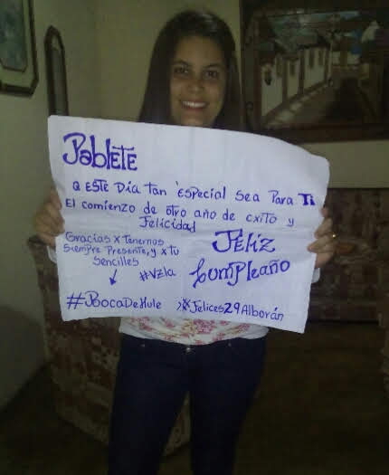 LegionAlboranVE's tweet photo. Somos una legión pequeñita pero todo lo que hacemos para nuestro @pabloalboran lo hacemos siempre desde el corazón. Aquí pueden ver las imágenes de nuestro participación en el vídeo de las legiones ✨ #BocaDeHule #Felices29PabloAlborán https://t.co/qYcUnlPZva