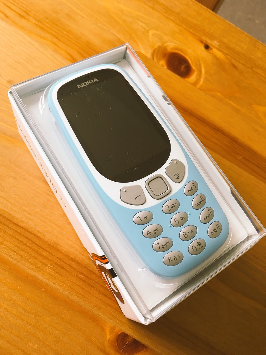 So pleased with the service from <a href="/johnlewisretail/">John Lewis & Partners</a> - gone for a bit of #retro goodness for my spare phone. #Nokia3310 #couldntresist