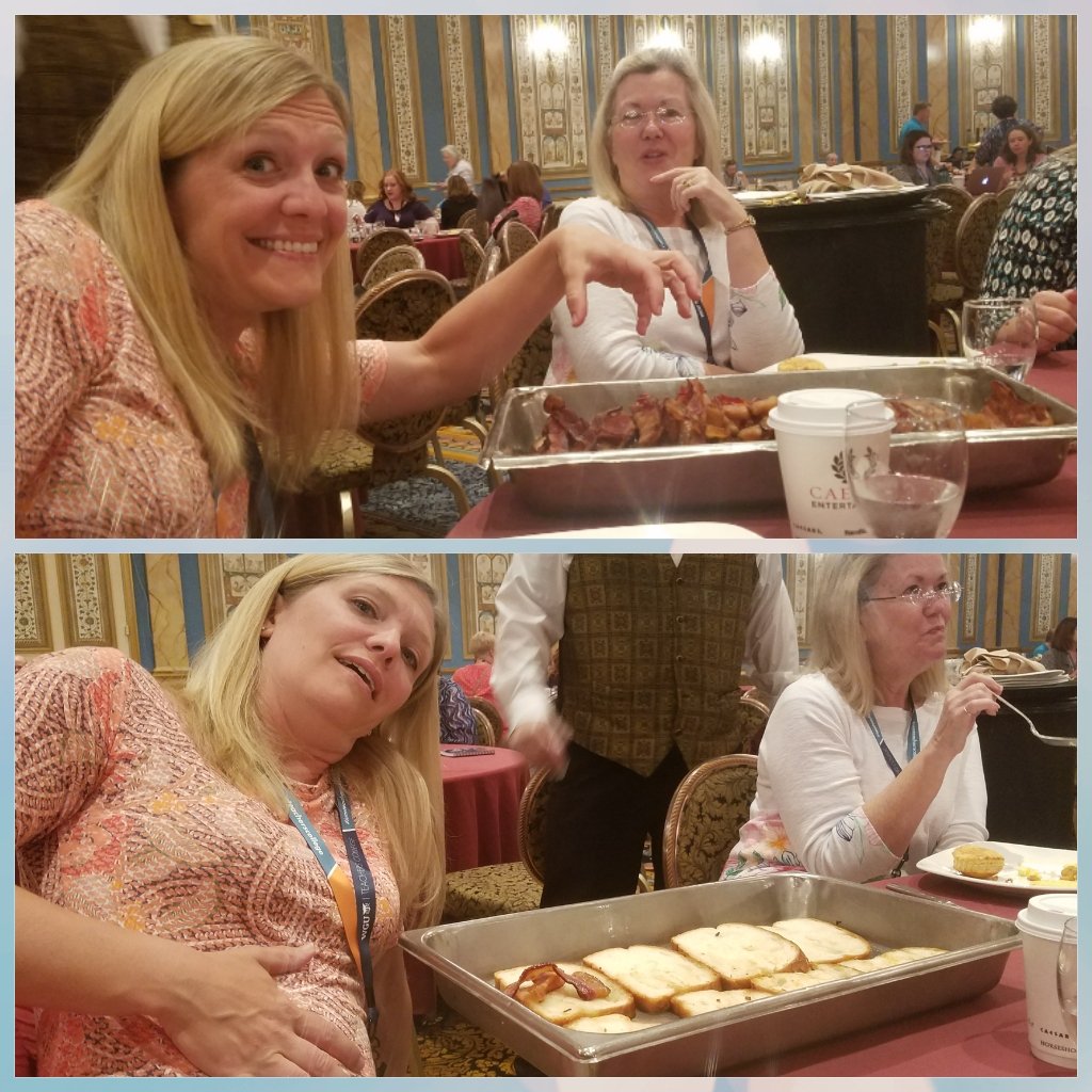 Bacon is a must for breakfast at our <a href="/wgu/">Western Governors U.</a> Academic Meetings. #YUM #Iamteacherscollege #getinmybelly