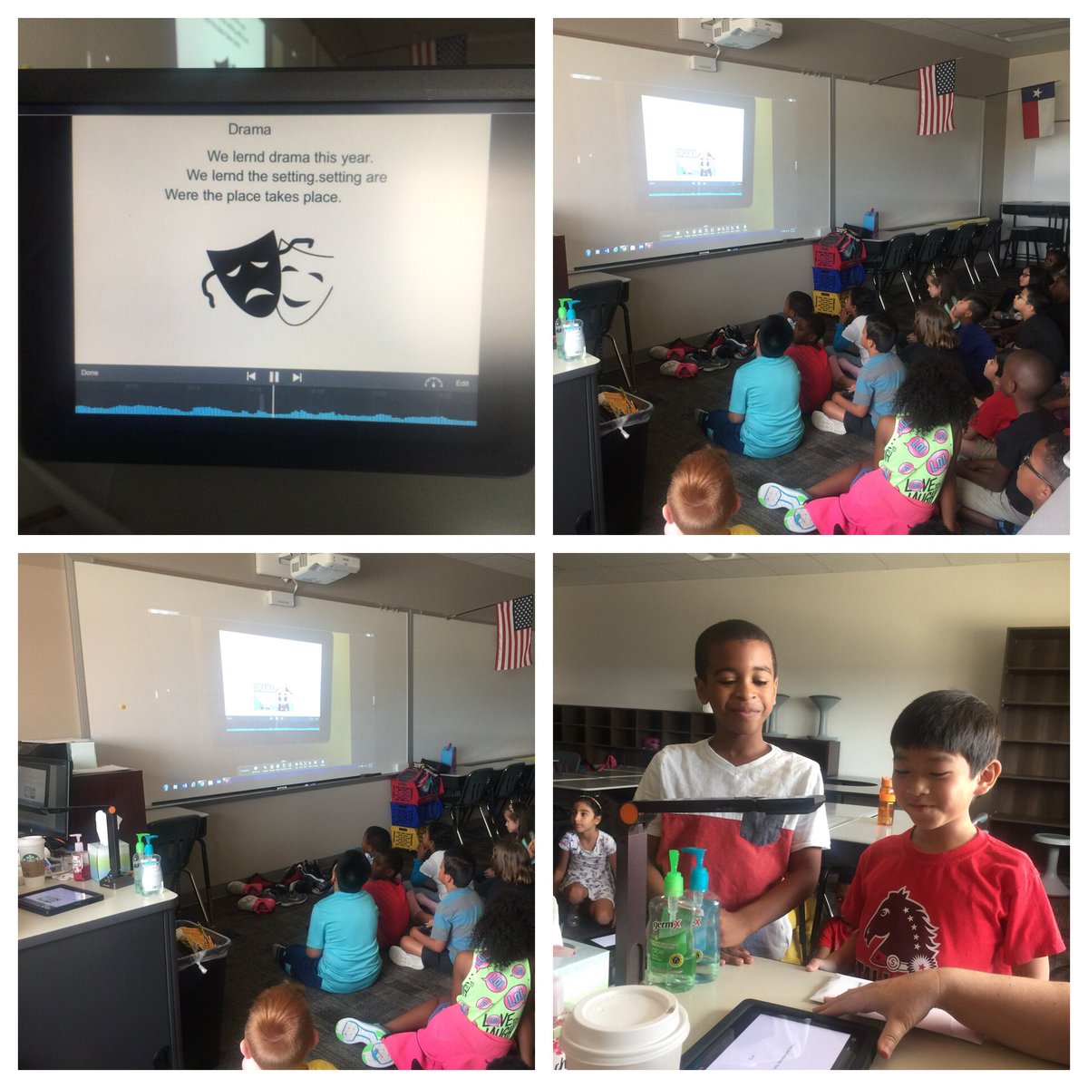 tobias_azucena's tweet photo. Last day of school year 2017-2018! #2ndgrade presenting: What I learned projects using app @educreations @JSES_Stallions @FortBendISD #blendedlearning #readyfor3rd https://t.co/e3gTexOncr
