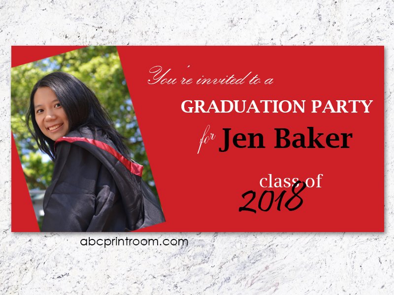 ABCPrintroom's tweet image. Get ready for #graduation! Order invitations, banners and yard signs today. (Don't forget selfie frames!) #abcprintroom #springsale  ow.ly/hvYv50hv80z
